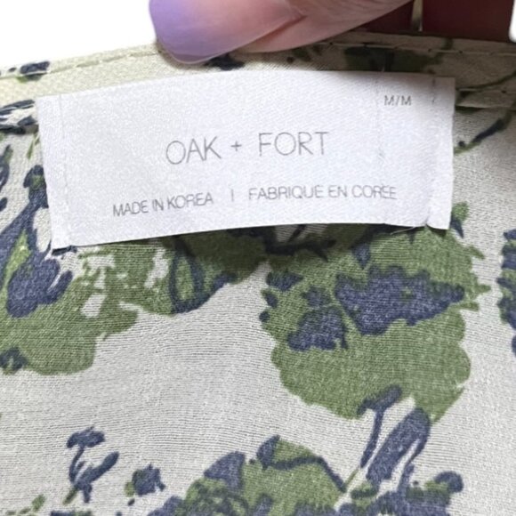 Oak + Fort Floral Midi Dress - Picture 10 of 12